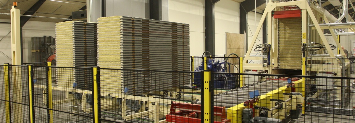 Stacks of Full Moulds released from Stacking Press